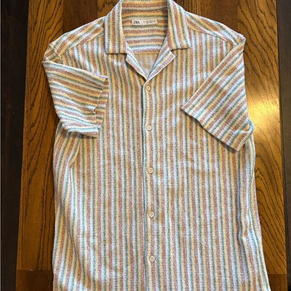 Zara Multicolor Striped Knit Top - Picture 2 of 3